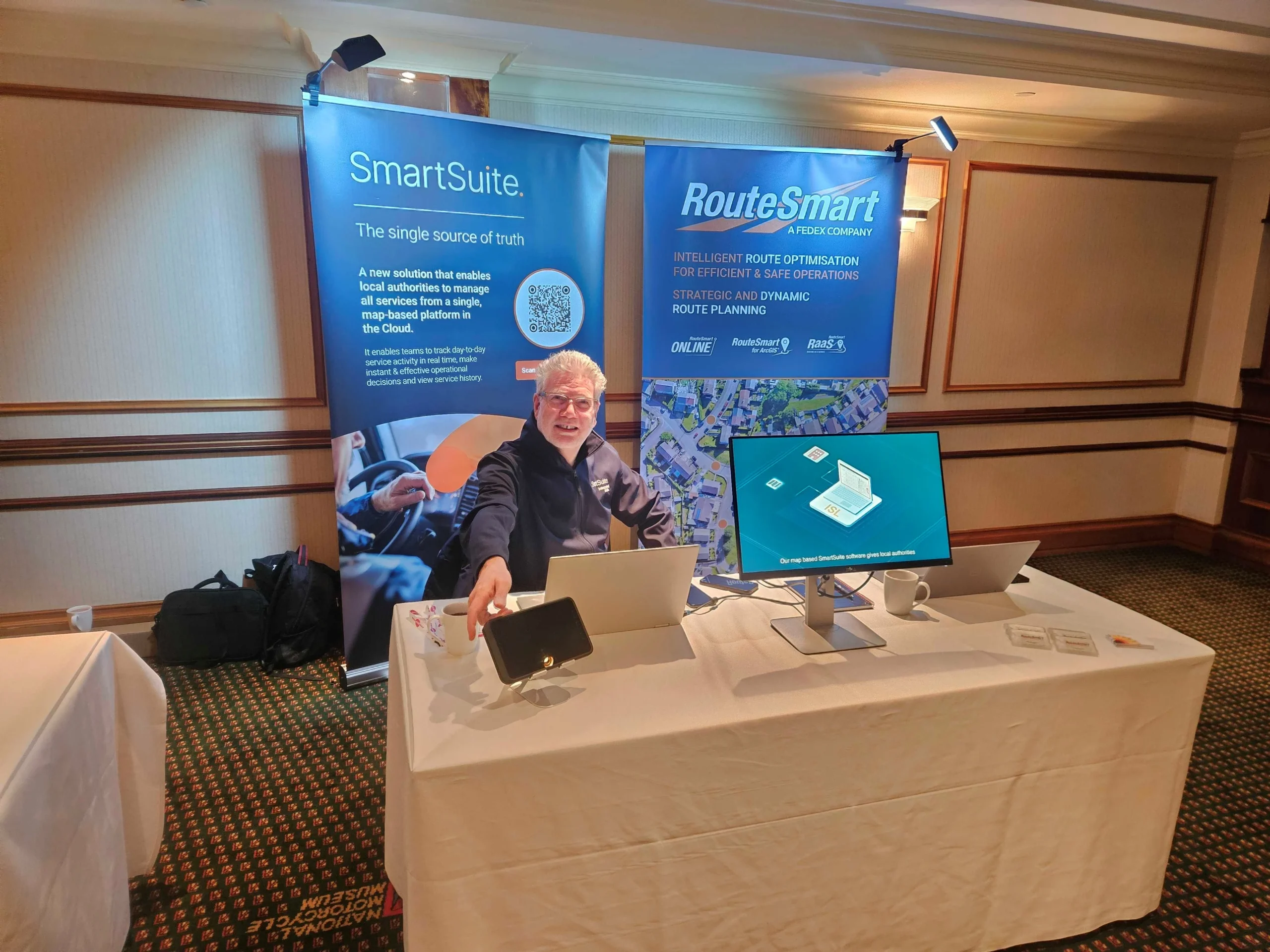 APSE Exhibitors, Stuart at APSE Integrated Skills
